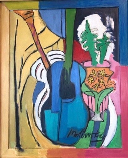 Music to My Ears, acrylic on canvas by Betsie Molinsky