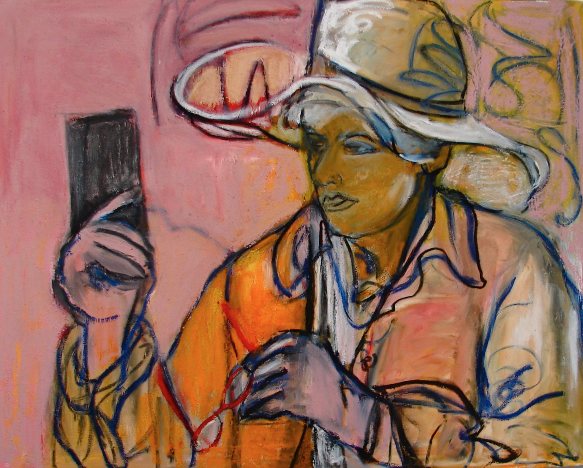 Plein Air Painter, acrylic on canvas' by Betsie Molinsky