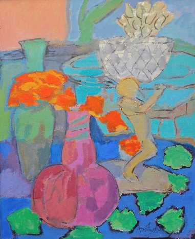 Still Life (Art-Off 2014), acrylic on canvas by Betsie Molinsky