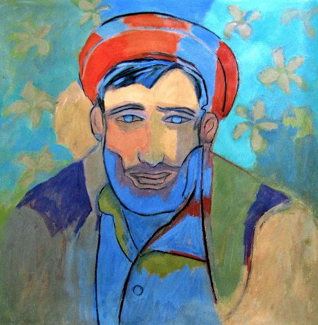 Afgan Miner, 36" x 36"