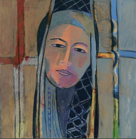 Emerging, framed 47" x 47"