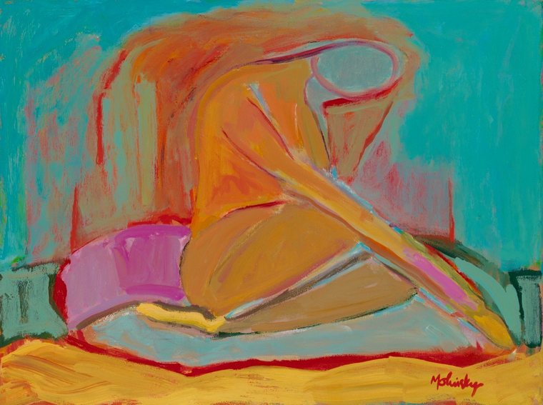 Repose, acrylic on canvas