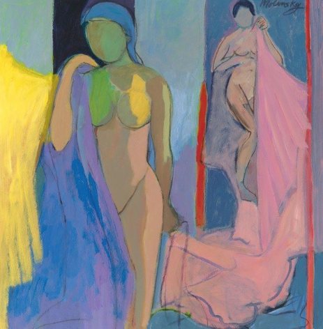 Spa #2, acrylic on paper