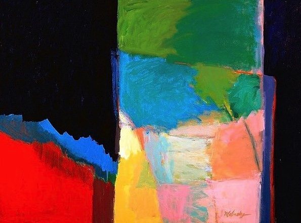 Untitled #1, acrylic on canvas