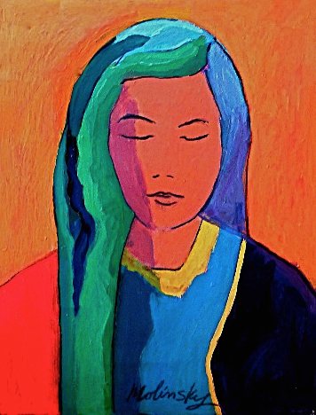 Woman of Influence #3, acrylic on canvas
