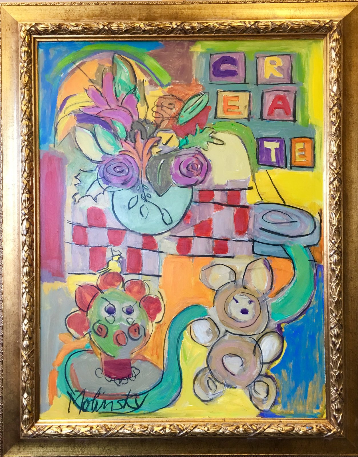 Toys, (K12Tejas Art Off. 2018) by Betsie Molinsky